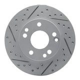 R1 Concepts 1987-1993 Mercedes-Benz 190D Front Left Drilled & Slotted Geoperformance Rotor by R1 Concepts 830-63012L