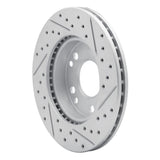 R1 Concepts 1987-1993 Mercedes-Benz 190D Front Left Drilled & Slotted Geoperformance Rotor by R1 Concepts 830-63012L