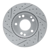 R1 Concepts 1987-1993 Mercedes-Benz 190D Front Right Drilled & Slotted Geoperformance Rotor by R1 Concepts 830-63012R