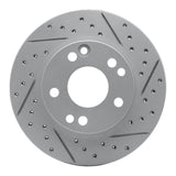 R1 Concepts 1987-1993 Mercedes-Benz 190D Front Right Drilled & Slotted Geoperformance Rotor by R1 Concepts 830-63012R