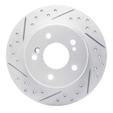 R1 Concepts 1987-2015 Chrysler Crossfire Rear Left Drilled & Slotted Geoperformance Rotor by R1 Concepts 830-63013L