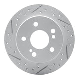 R1 Concepts 1983-1995 Mercedes-Benz E300 Rear Left Drilled & Slotted Geoperformance Rotor by R1 Concepts 830-63015L