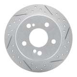 R1 Concepts 1983-1995 Mercedes-Benz 300E Rear Right Drilled & Slotted Geoperformance Rotor by R1 Concepts 830-63015R