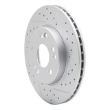 R1 Concepts 1984-1995 Mercedes-Benz 300CE Front Right Drilled & Slotted Geoperformance Rotor by R1 Concepts 830-63016R