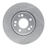 R1 Concepts 1984-1995 Mercedes-Benz 300CE Front Right Drilled & Slotted Geoperformance Rotor by R1 Concepts 830-63016R