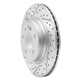 R1 Concepts 1992-1999 Mercedes-Benz CL600 Rear Left Drilled & Slotted Geoperformance Rotor by R1 Concepts 830-63024L