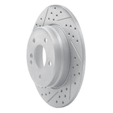 R1 Concepts 1994-2011 Mercedes-Benz E420 Rear Left Drilled & Slotted Geoperformance Rotor by R1 Concepts 830-63032L