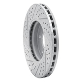 R1 Concepts 1996-2011 Chrysler Crossfire Front Right Drilled & Slotted Geoperformance Rotor by R1 Concepts 830-63048R