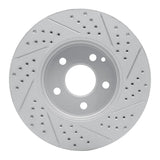 Dynamic Friction 2003-2009 Mercedes-Benz E320 Front Left Drilled & Slotted Geoperformance Rotor by Dynamic Friction Company 830-63050L