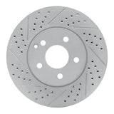 Dynamic Friction 2003-2009 Mercedes-Benz E320 Front Left Drilled & Slotted Geoperformance Rotor by Dynamic Friction Company 830-63050L