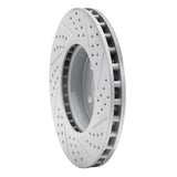 Dynamic Friction 2003-2009 Mercedes-Benz E320 Front Left Drilled & Slotted Geoperformance Rotor by Dynamic Friction Company 830-63050L