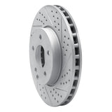Dynamic Friction 2003-2009 Mercedes-Benz E350 Front Right Drilled & Slotted Geoperformance Rotor by Dynamic Friction Company 830-63050R