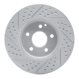 Dynamic Friction 2003-2009 Mercedes-Benz E350 Front Right Drilled & Slotted Geoperformance Rotor by Dynamic Friction Company 830-63050R