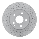 Dynamic Friction 2003-2009 Mercedes-Benz E350 Front Right Drilled & Slotted Geoperformance Rotor by Dynamic Friction Company 830-63050R