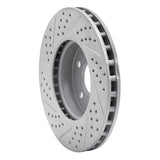 Dynamic Friction 2003-2009 Mercedes-Benz E350 Front Right Drilled & Slotted Geoperformance Rotor by Dynamic Friction Company 830-63050R