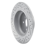 Dynamic Friction 2003-2016 Mercedes-Benz E500 Rear Right Drilled & Slotted Geoperformance Rotor by Dynamic Friction Company 830-63051R