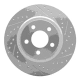 Dynamic Friction 2003-2006 Mercedes-Benz CL500 Rear Right Drilled & Slotted Geoperformance Rotor by Dynamic Friction Company 830-63060R
