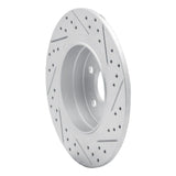 Dynamic Friction 2008-2015 Mercedes-Benz C200 (Mexico) Rear Left Drilled & Slotted Geoperformance Rotor by Dynamic Friction Company 830-63086L