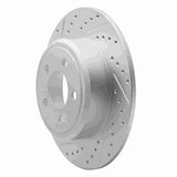 Dynamic Friction 2006-2011 Mercedes-Benz B200 Rear Left Drilled & Slotted Geoperformance Rotor by Dynamic Friction Company 830-63087L