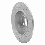 Dynamic Friction 2006-2011 Mercedes-Benz B200 Rear Left Drilled & Slotted Geoperformance Rotor by Dynamic Friction Company 830-63087L