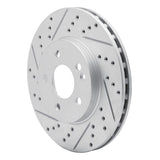 Dynamic Friction 2006-2011 Mercedes-Benz B200 Front Left Drilled & Slotted Geoperformance Rotor by Dynamic Friction Company 830-63088L