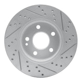 Dynamic Friction 2006-2011 Mercedes-Benz B200 Front Left Drilled & Slotted Geoperformance Rotor by Dynamic Friction Company 830-63088L