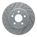 Dynamic Friction 2006-2011 Mercedes-Benz B200 Front Left Drilled & Slotted Geoperformance Rotor by Dynamic Friction Company 830-63088L