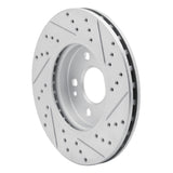 Dynamic Friction 2006-2011 Mercedes-Benz B200 Front Left Drilled & Slotted Geoperformance Rotor by Dynamic Friction Company 830-63088L