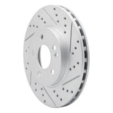 Dynamic Friction 2006-2011 Mercedes-Benz B200 Front Right Drilled & Slotted Geoperformance Rotor by Dynamic Friction Company 830-63088R