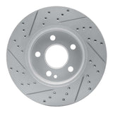 Dynamic Friction 2006-2011 Mercedes-Benz B200 Front Right Drilled & Slotted Geoperformance Rotor by Dynamic Friction Company 830-63088R