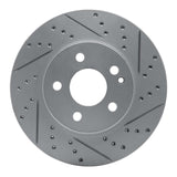 Dynamic Friction 2006-2011 Mercedes-Benz B200 Front Right Drilled & Slotted Geoperformance Rotor by Dynamic Friction Company 830-63088R
