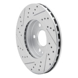 Dynamic Friction 2006-2011 Mercedes-Benz B200 Front Right Drilled & Slotted Geoperformance Rotor by Dynamic Friction Company 830-63088R