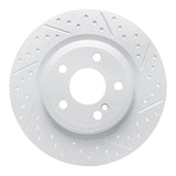 Dynamic Friction 2012-2020 Mercedes-Benz Slk350 Rear Right Drilled & Slotted Geoperformance Rotor by Dynamic Friction Company 830-63099R