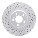 Dynamic Friction 2015-2023 Mercedes-Benz E300 Front Left Drilled & Slotted Geoperformance Rotor by Dynamic Friction Company 830-63117L