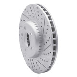 Dynamic Friction 2015-2023 Mercedes-Benz E300 Front Right Drilled & Slotted Geoperformance Rotor by Dynamic Friction Company 830-63117R