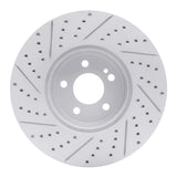 Dynamic Friction 2015-2023 Mercedes-Benz E300 Front Right Drilled & Slotted Geoperformance Rotor by Dynamic Friction Company 830-63117R