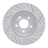 Dynamic Friction 2015-2023 Mercedes-Benz E350 Rear Left Drilled & Slotted Geoperformance Rotor by Dynamic Friction Company 830-63118L