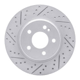 Dynamic Friction 2015-2023 Mercedes-Benz E350 Rear Left Drilled & Slotted Geoperformance Rotor by Dynamic Friction Company 830-63118L