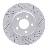 Dynamic Friction 2015-2023 Mercedes-Benz E350 Rear Right Drilled & Slotted Geoperformance Rotor by Dynamic Friction Company 830-63118R