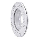 Dynamic Friction 2015-2023 Mercedes-Benz E350 Rear Right Drilled & Slotted Geoperformance Rotor by Dynamic Friction Company 830-63118R