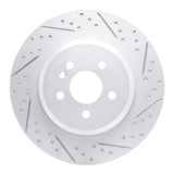 R1 Concepts 2000-2005 Mercedes-Benz ML55 AMG Rear Right Drilled & Slotted Geoperformance Rotor by R1 Concepts 830-63125R