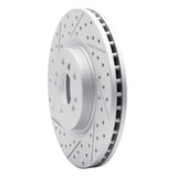 Dynamic Friction 2006-2012 Mercedes-Benz R320 Front Left Drilled & Slotted Geoperformance Rotor by Dynamic Friction Company 830-63128L