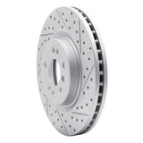 Dynamic Friction 2006-2012 Mercedes-Benz R350 Front Right Drilled & Slotted Geoperformance Rotor by Dynamic Friction Company 830-63128R