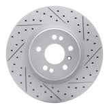 Dynamic Friction 2006-2012 Mercedes-Benz R350 Front Right Drilled & Slotted Geoperformance Rotor by Dynamic Friction Company 830-63128R