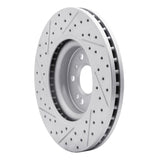 Dynamic Friction 2006-2012 Mercedes-Benz R350 Front Right Drilled & Slotted Geoperformance Rotor by Dynamic Friction Company 830-63128R