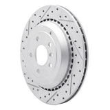 Dynamic Friction 2006-2012 Mercedes-Benz R500 Rear Left Drilled & Slotted Geoperformance Rotor by Dynamic Friction Company 830-63131L