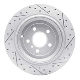 Dynamic Friction 2006-2012 Mercedes-Benz R500 Rear Left Drilled & Slotted Geoperformance Rotor by Dynamic Friction Company 830-63131L