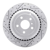 Dynamic Friction 2006-2012 Mercedes-Benz R500 Rear Left Drilled & Slotted Geoperformance Rotor by Dynamic Friction Company 830-63131L