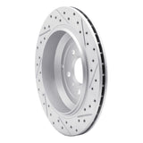 Dynamic Friction 2006-2012 Mercedes-Benz R500 Rear Left Drilled & Slotted Geoperformance Rotor by Dynamic Friction Company 830-63131L