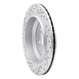 Dynamic Friction 2006-2012 Mercedes-Benz ML450 Rear Right Drilled & Slotted Geoperformance Rotor by Dynamic Friction Company 830-63131R